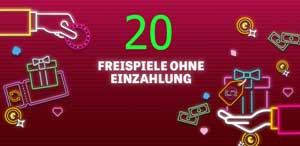 20 Freispiele ohne Einzahlung